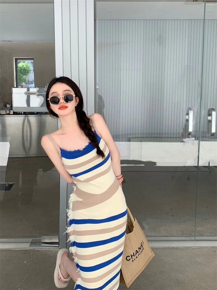 Bodycon Dress Striped For Women